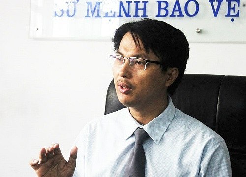   Luật sư Đặng Văn Cường bất bình với hành vi của giáo viên trường THCS Duy Ninh.  