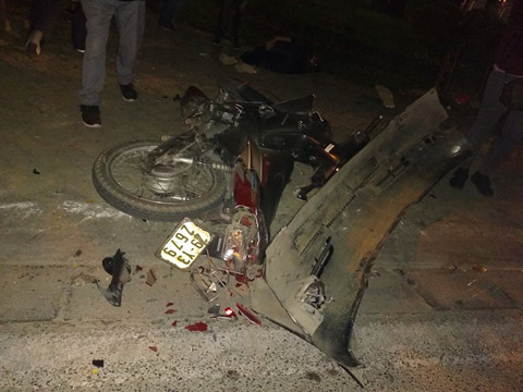 Hiện trường vụ nữ tài xế Lexus tông hàng loạt xe máy, ô tô ở Hà Nội 7