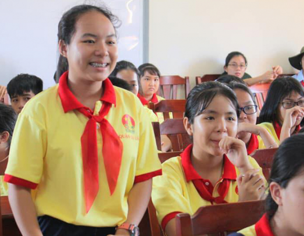   Cao Thanh Hiếu là nữ sinh có nhiều thành tích trong học tập và hoạt động tại trường.  
