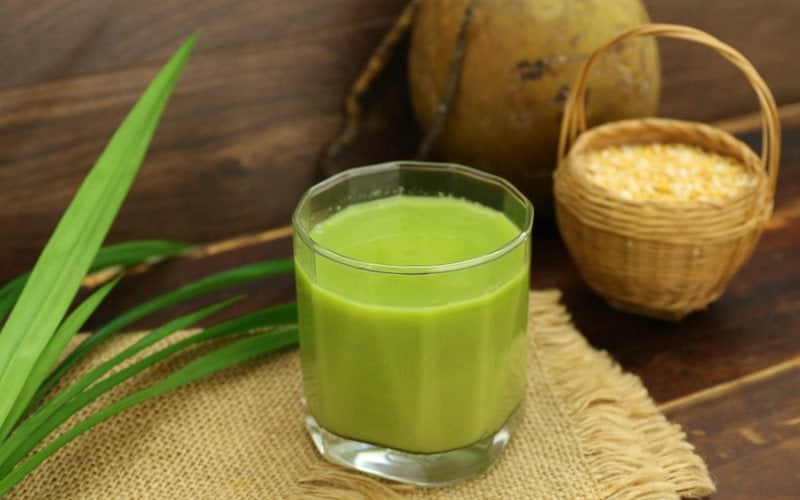 cach lam sua dau xanh la dua beo ngay thom ngon bo duong Giadinhvietnam