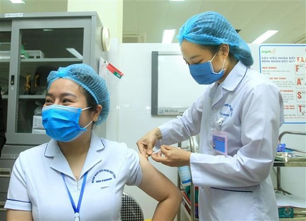 Hai Phong trien khai tiem vaccine phong covid-19 Giadinhvietnam