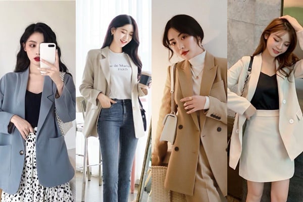 7 cách phối áo blazer thanh lịch theo style Hàn