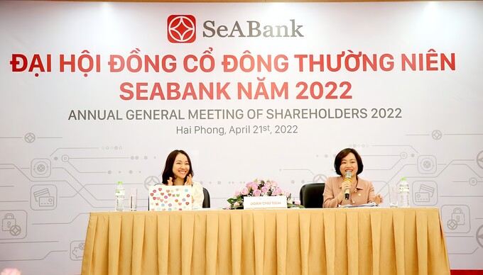 SeABank 1_ SeABank to chuc thanh cong dai hoi dong co dong thuong nien 2022