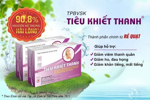 Khàn tiếng do phù nề thanh quản, tôi đã cải thiện nhờ…