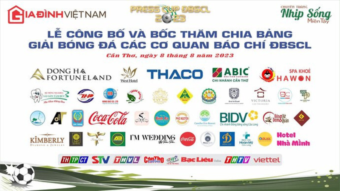 Bốc thăm chia bảng Press Cup 2023 khu vực ĐBSCL: Cân bằng lực lượng, hứa hẹn nhiều kịch tính