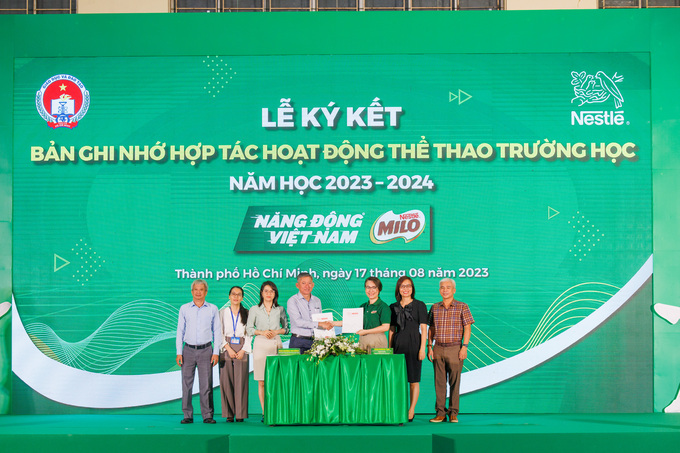 Nestlé VN ký kết thỏa thuận hợp tác với Sở Giáo dục và Đào tạo TP.HCM