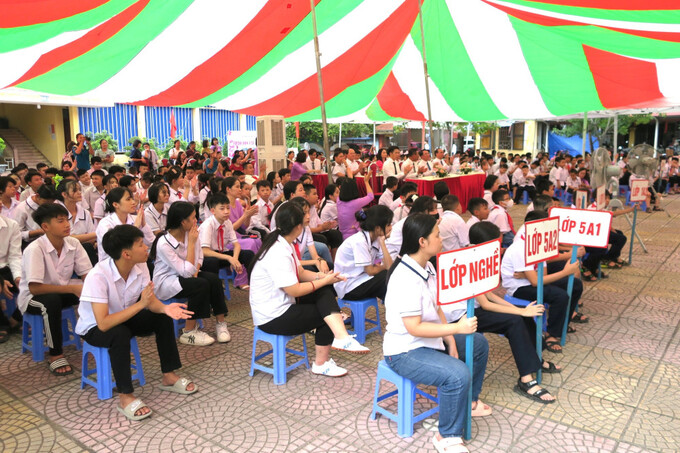 250 em học sinh khuyết tật Trường Khiếm Thính Hải Phòng đón chào năm học mới