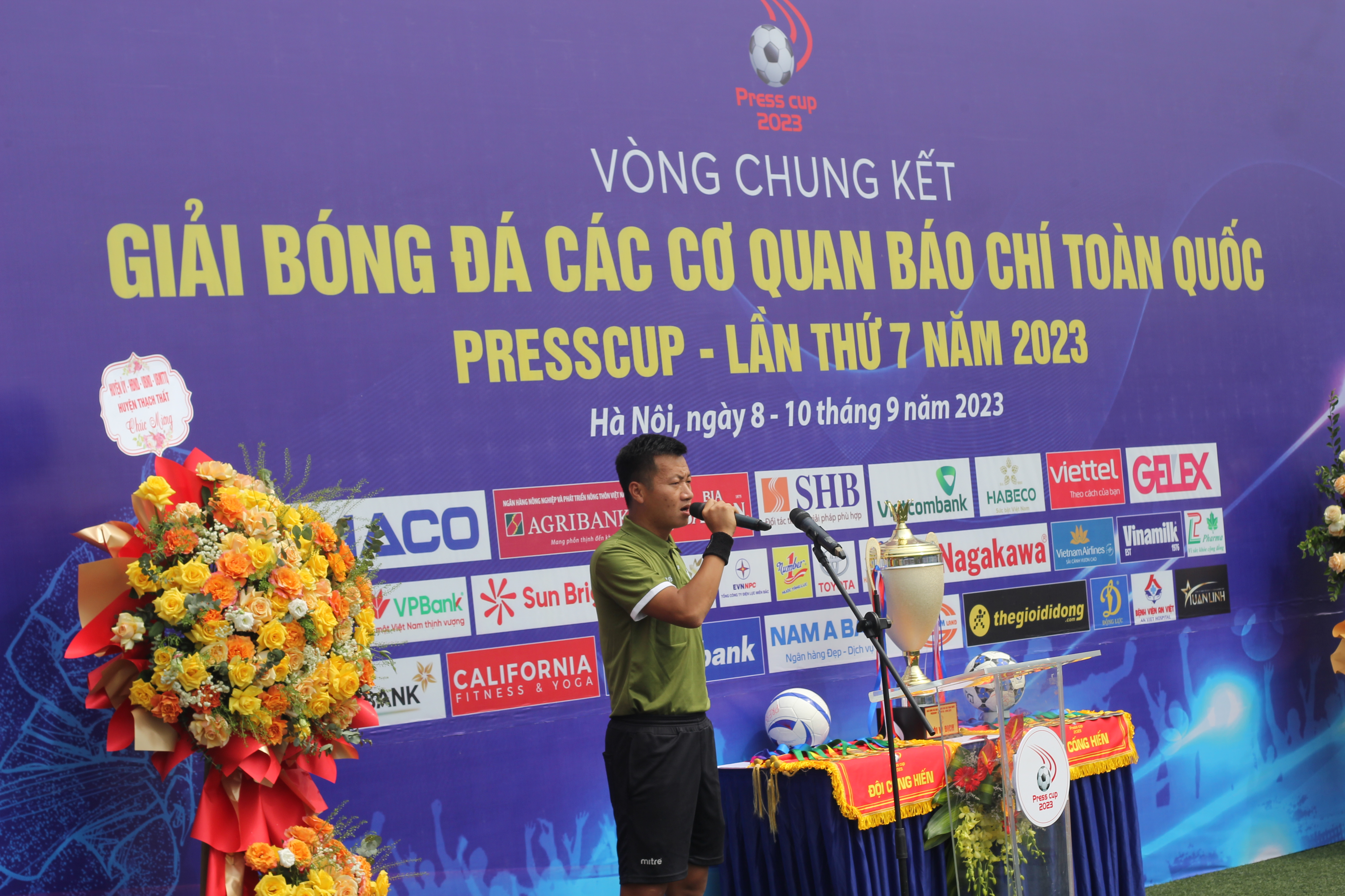 Trang trọng lễ Khai mạc Vòng chung kết Press Cup 2023