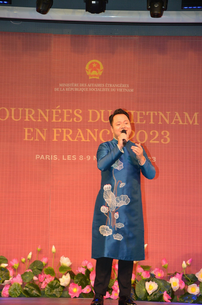 Thanh Phong với dấu ấn Ví, Giặm trong Ngày Văn hóa Việt Nam tại Pháp