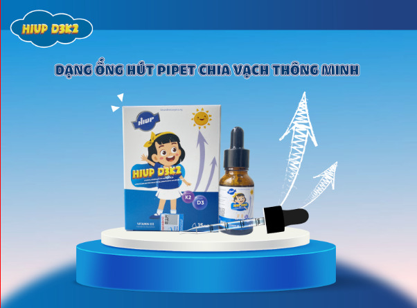 “6 điểm vàng” của vitamin HIUP D3K2 giúp mẹ yên tâm, con cao lớn
