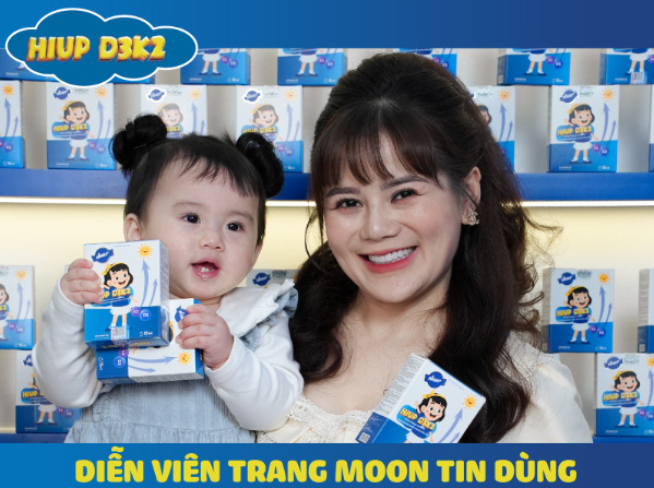 “6 điểm vàng” của vitamin HIUP D3K2 giúp mẹ yên tâm, con cao lớn