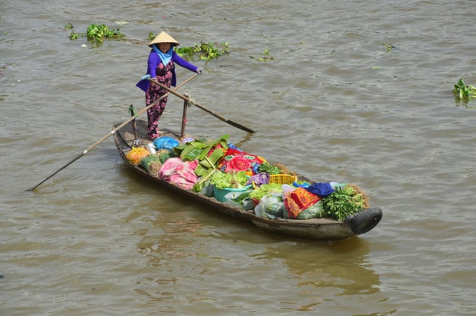 Vang bóng một thời chợ nổi Ngã Năm