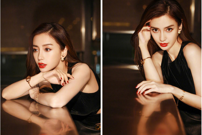 Học Angelababy cách tô son đỏ sang đẹp, khí chất cho mùa lễ hội