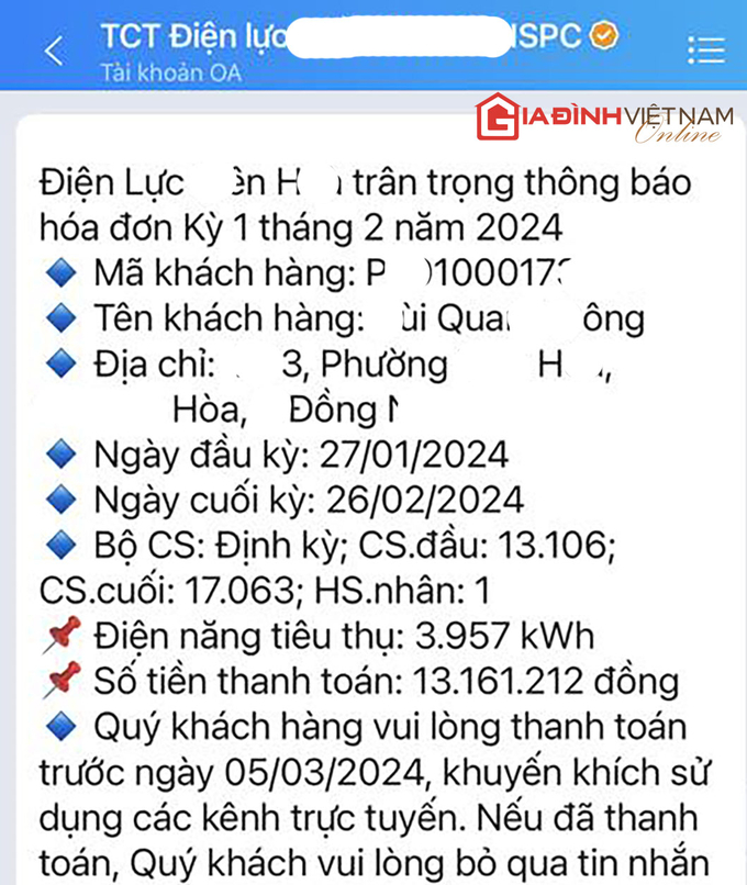 Nghỉ tết chục ngày, nhiều gia đình Hà Nội bất ngờ khi nhận hóa đơn tiền điện