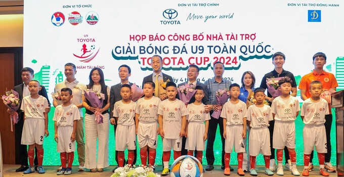 Toyota Việt Nam tiếp tục đồng hành cùng Giải Bóng đá U9 toàn quốc Toyota Cup 2024