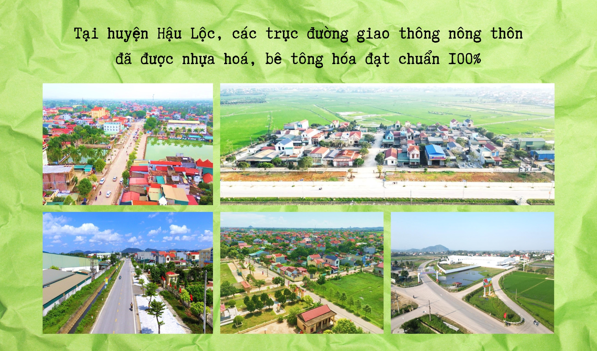 Hành trình xây dựng nông thôn mới tại huyện Hậu Lộc