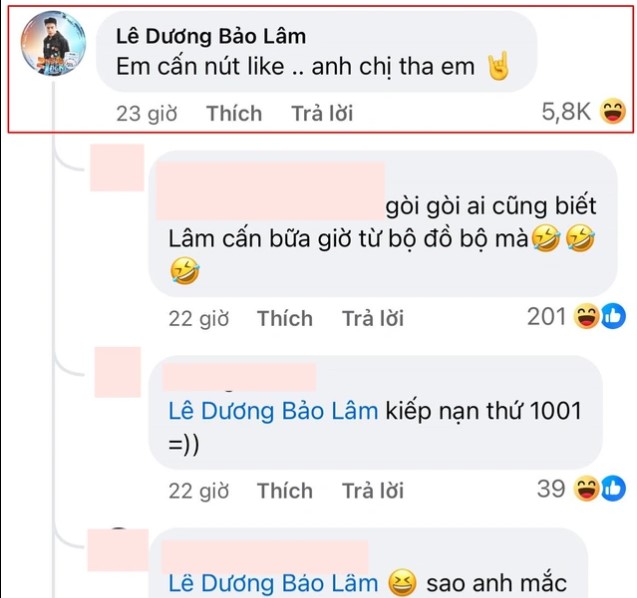 Lê Dương Bảo Lâm giải thích lý do