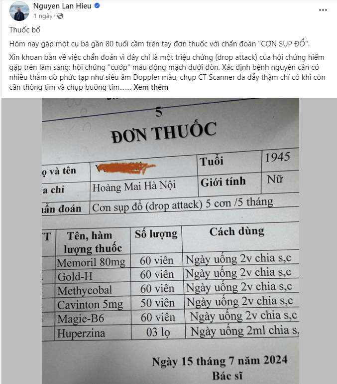 PGS. TS Nguyễn Lân Hiếu chỉ 3 tác hại khi lạm dụng thuốc bổ