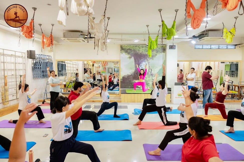 Phạm Thị Cúc làm giảng viên Yoga tại các trường đại học Ấn Độ