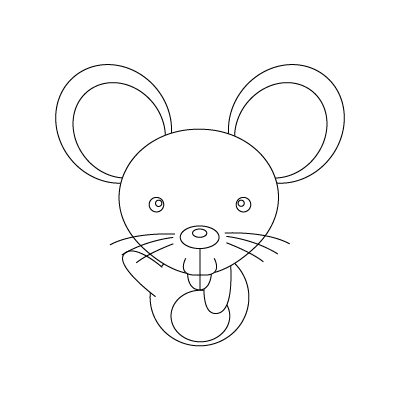 Hướng dẫn cách vẽ CON CHUỘT đơn giản  Tô màu Con Chuột  How to draw a    Chuột Hướng dẫn Mầm non