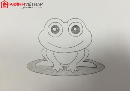 Nét vẽ tay tuyệt vời của họa sĩ đã tái hiện thành công vẻ đẹp của chú ếch trong bức tranh. Hãy xem chi tiết từng nét vẽ để hiểu rõ hơn về bức tranh tuyệt đẹp này.