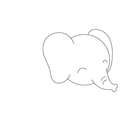 Vẽ Con Voi  Dạy bé vẽ và tô màu con Voi  How to Draw an Elephant Easy    Hoạt hình Vòi