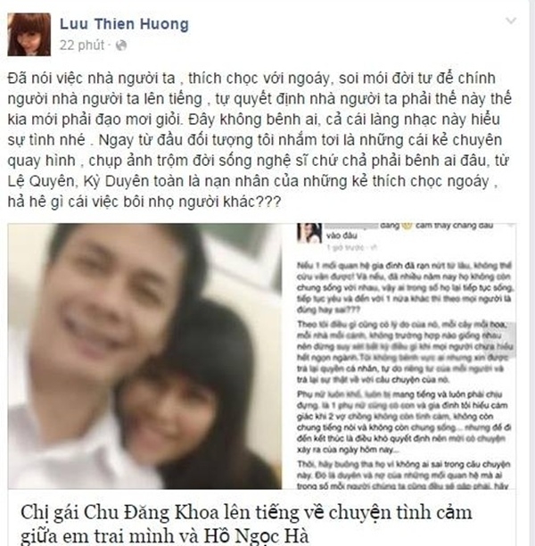 luu-thien-huong-bi-quotnem-daquot-vi-benh-vuc-ho-ngoc-ha-giadinhonline.vn 4