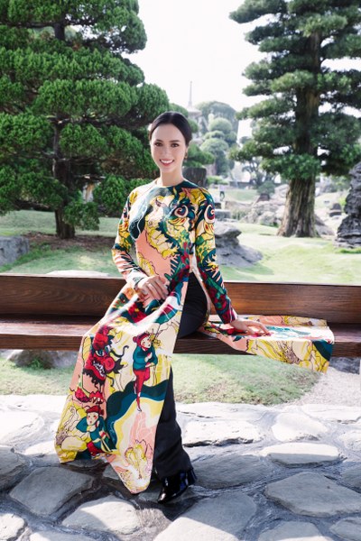 het-nong-bong-vu-ngoc-anh-dam-tham-trong-ao-dai-xuan-giadinhonline.vn 7