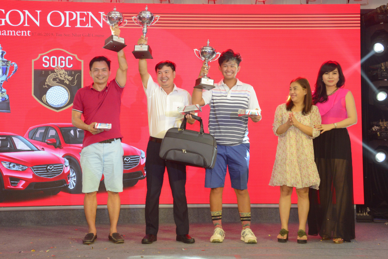 Các golfer đạt giải nhất, nhì, ba ở bảng Callaway gồm: Golfer Tô Văn Lưu; Golfer Hoàng Dominic; Golfer Lê Thanh Phong.