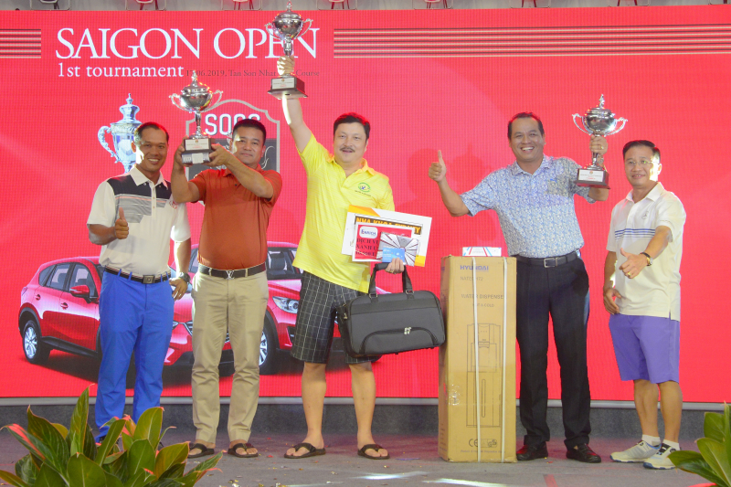 Các Golfer đạt giải ở bảng B gồm: Golfer Nguyễn Xuân Mạnh; Golfer Nguyễn Minh Luận; Golfer Trương Văn Vũ