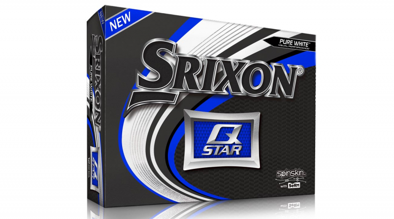 Bao bì cho phiên bản màu trắng của bóng golf Srixon Q-Star mới.