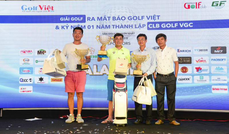 Ba golfer xuất sắc đoạt giải nhất tại các bảng