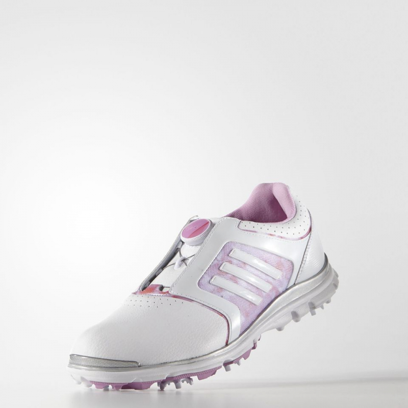 Phiên bản màu hồng của giày Adidas Adistar Tour BOA cho những golfer nữ cá tính
