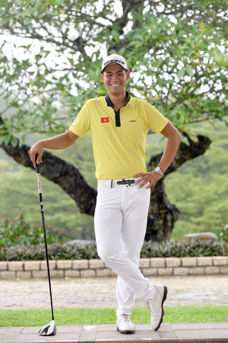 Trương Chí Quân là một trong những golfer nghiệp dư nổi bật tại FLC Vietnam Masters.