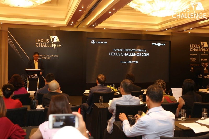 Buổi họp báo công bố giải Lexus Challenge 2019 được diễn ra vào sáng ngày 8/8 vừa qua