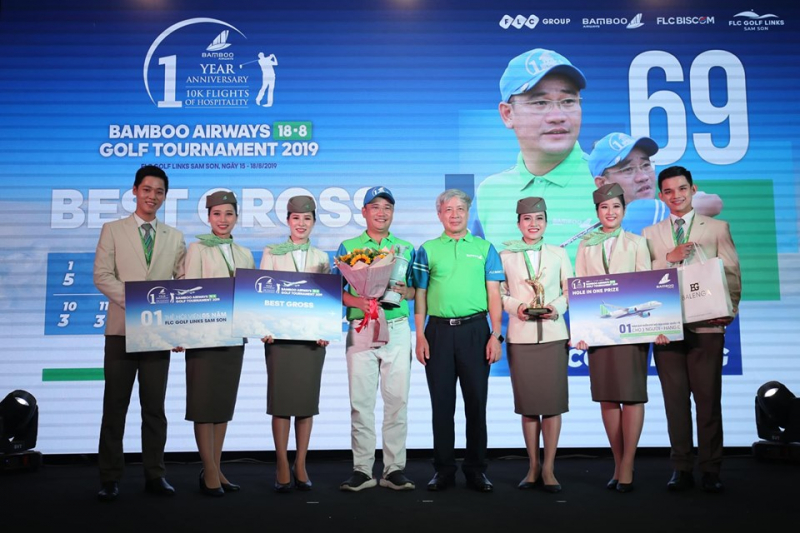 Golfer Lê Công Dũng - Nhà vô địch Bamboo Airways 18/8 Golf Tournament 2019