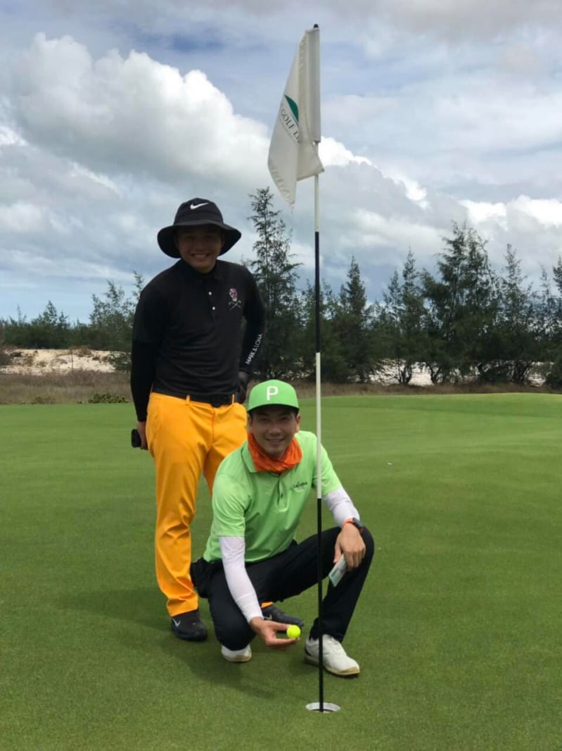 Golfer Phạm Minh Phong đã ghi HIO tại sân Forest Dunes của FLC Golf Links Quảng Bình