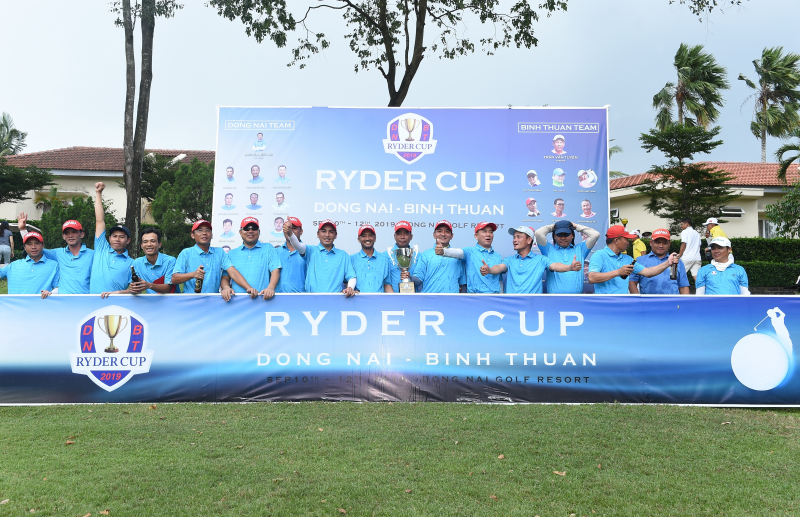 Đội tuyển Đồng Nai vô địch Ryder Cup Dong Nai - Binh Thuan 2019