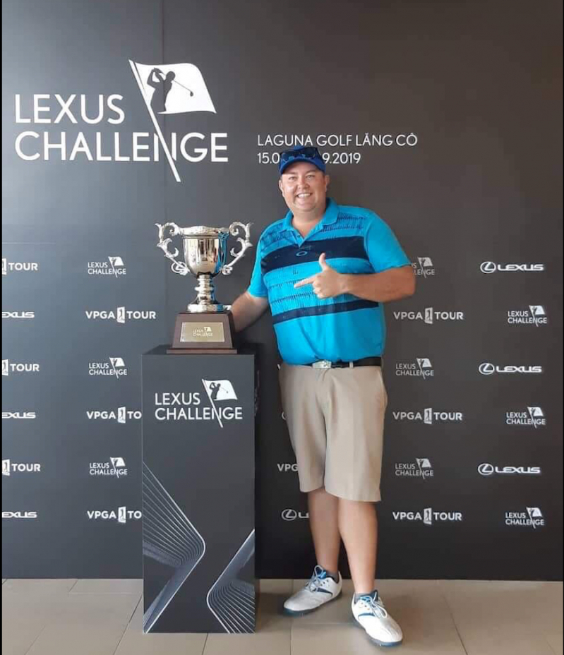 Scott George Riddick tham gia thi đấu tại giải Lexus Challenge 2019