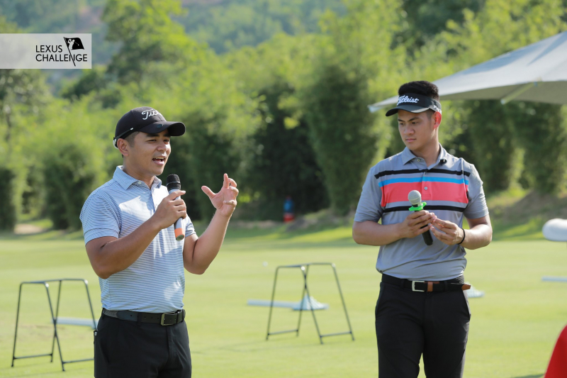 Golfer Phạm Minh Đức có những chia sẻ hóm hỉnh: “Kể cả golfer giỏi nhất cũng có lúc đánh trượt. Anh thỉnh thoảng cũng đánh trượt’