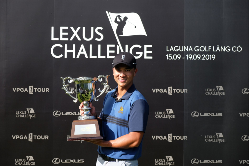 Trần Lê Duy Nhất vô địch giải golf Lexus Challenge 2019