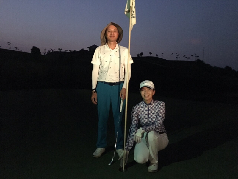 Golfer Đỗ Việt Hà đạt Hole in One tại sân golf Yên Dũng vào ngày 24/9