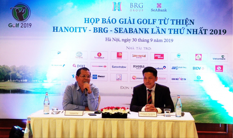Ông Tô Quang Phán, Trưởng BTC tại buổi họp báo giới thiệu giải golf vào ngày 30/9 vừa qua