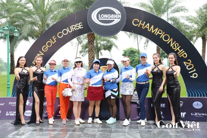 Nhiều nữ Golfer tham gia tranh tài tại giải Long Bien Golf Course Championship 2019