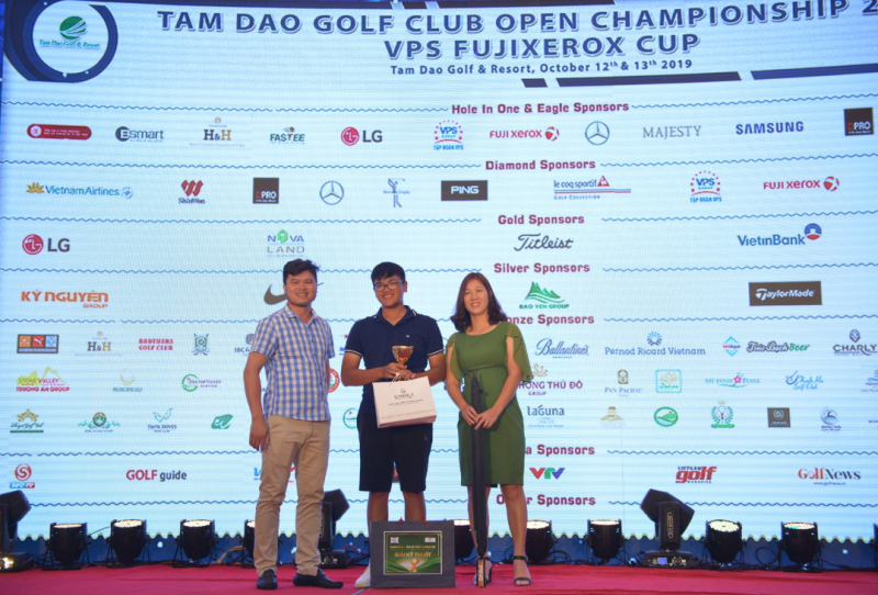 Nguyễn Bảo Long vô địch Tam Dao Golf Club Open Championship 2019 - VPS Fujixerox Cup