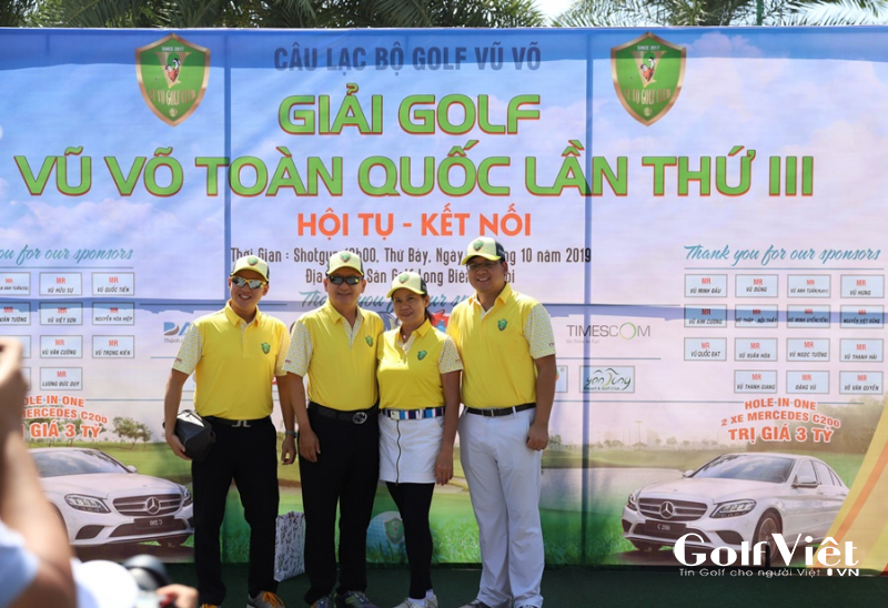 Một gương mặt quen thuộc của golf Việt Nam: Phó Tổng thư ký VGA, Trọng tài Level 3 R&A Vũ Nguyên cùng gia đình tham dự giải đấu năm nay
