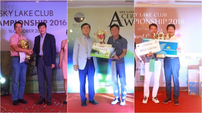Chủ nhân của giải thưởng Best Gross Sky Lake Club Championship ba năm vừa qua đều thuộc về golfer người Hàn Quốc