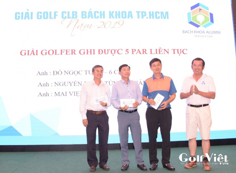Giải thưởng khích lệ dành cho golfer ghi 5 điểm Par liên tiếp