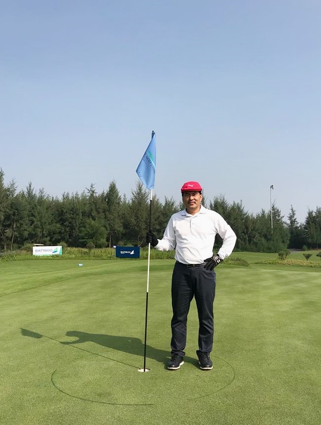 Golfer Nguyễn Hùng Dũng