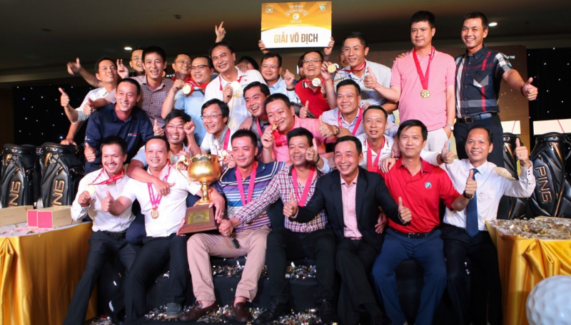 CLB Golf G&L 92-95 giành cup chiến thắng tại giải Vô địch các Câu lạc bộ Golf Hà Nội lần thứ II - Cúp GFS